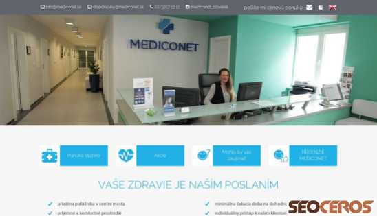 mediconet.sk desktop preview