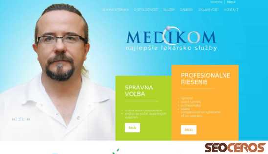 medikom.sk desktop előnézeti kép
