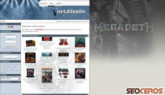 metalshop.hu desktop náhled obrázku