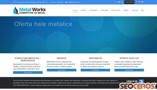 metalworks.ro desktop previzualizare