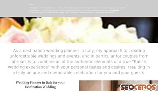 michelalunardievents.com/wedding-planner-italy desktop obraz podglądowy