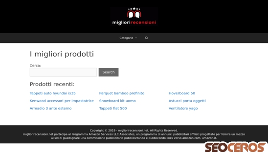 migliorirecensioni.net desktop náhled obrázku