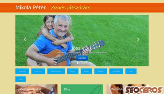 mikolapeter.hu desktop náhľad obrázku
