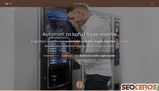 mikus.rs/automati/automati-za-kafu-i-tople-napitke desktop előnézeti kép
