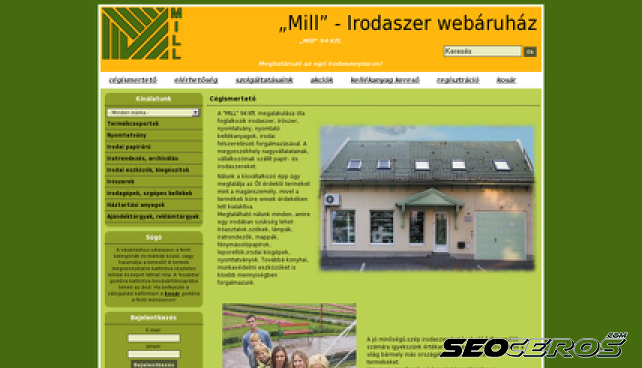 mill.hu desktop Vorschau