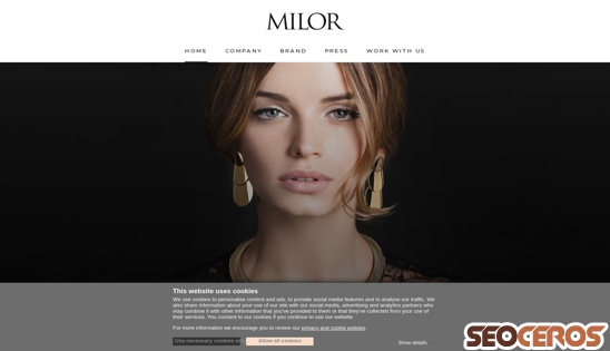 milor.com desktop 미리보기