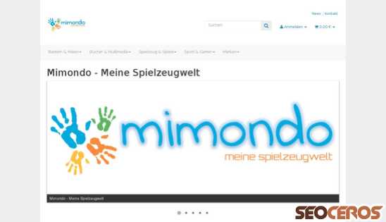 mimondo24.de desktop preview