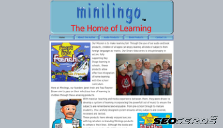 minilingo.co.uk desktop náhled obrázku