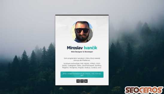 miroslavivancik.sk desktop preview