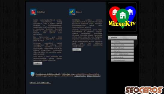 mizsetv.hu desktop obraz podglądowy