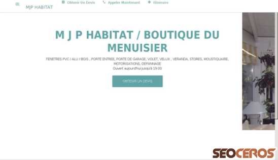 mjp-habitat.business.site desktop förhandsvisning