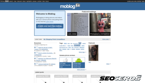 moblog.co.uk desktop preview