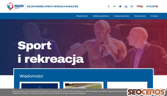 mosirgrajewo.pl desktop náhľad obrázku