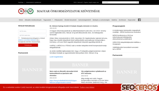 moszlap.hu desktop náhled obrázku