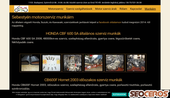 motorkerekparszerelo.hu/motorszerviz-munkaim desktop Vista previa