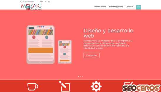 mozaic.es desktop förhandsvisning