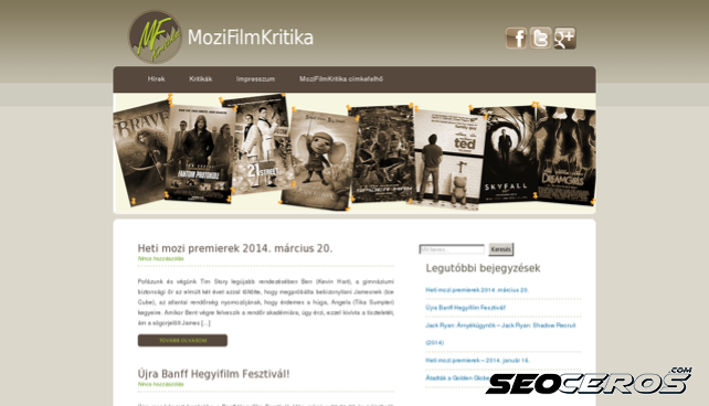 mozifilmkritika.hu desktop náhľad obrázku