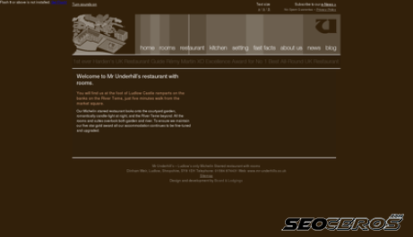 mr-underhills.co.uk desktop Vista previa