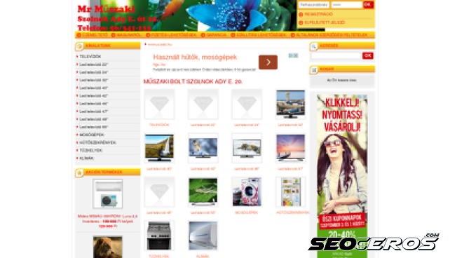 mrmuszaki.hu desktop náhled obrázku