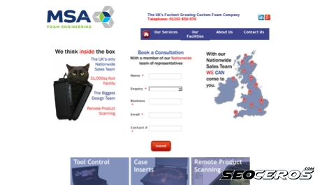 msa.co.uk desktop előnézeti kép
