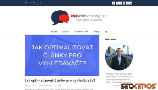 mujsvetmarketingu.cz desktop náhled obrázku