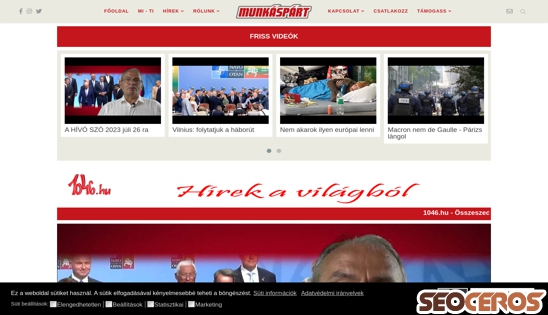 munkaspart.hu desktop előnézeti kép