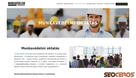 munkavedelem-munkabiztonsag.hu/szolgaltatasaink/munkavedelmi-oktatas desktop előnézeti kép