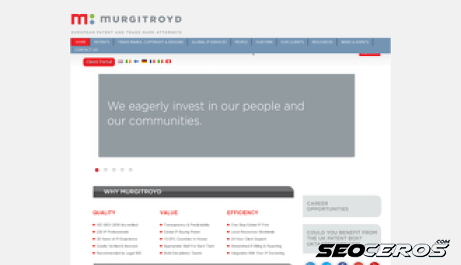 murgitroyd.co.uk desktop förhandsvisning
