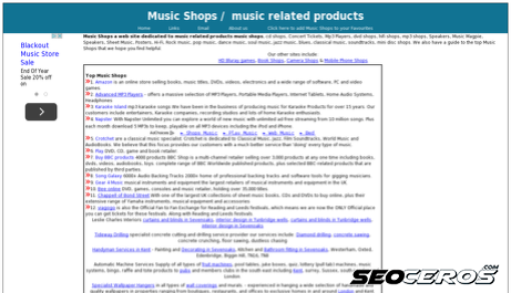 music-shops.co.uk desktop náhled obrázku
