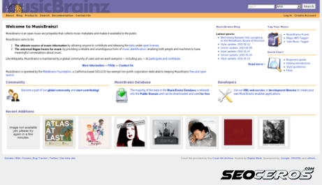 musicbrainz.org desktop prikaz slike