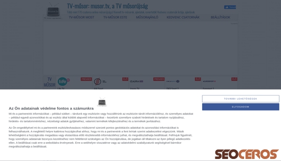 musor.tv desktop előnézeti kép