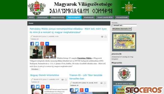 mvsz.hu desktop előnézeti kép