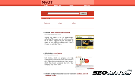 myqt.co.uk desktop Vista previa