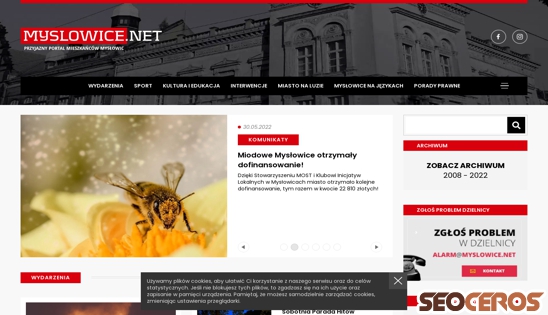 myslowice.net desktop náhľad obrázku