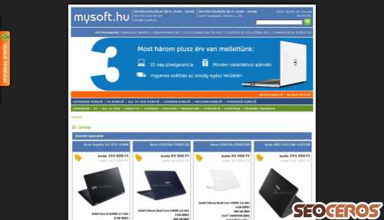 mysoft.hu desktop előnézeti kép