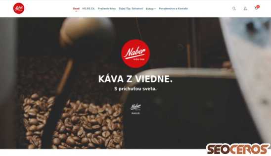 naberkava.sk desktop előnézeti kép