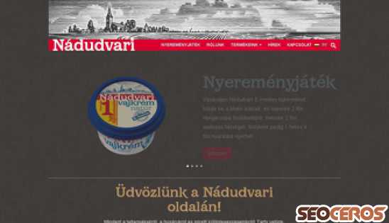 nadudvari.com desktop Vorschau