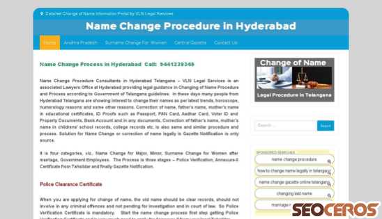 namechangeprocedurehyderabad.in desktop preview