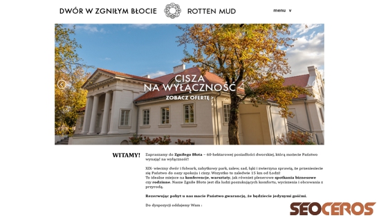 naszezgnilebloto.pl desktop előnézeti kép