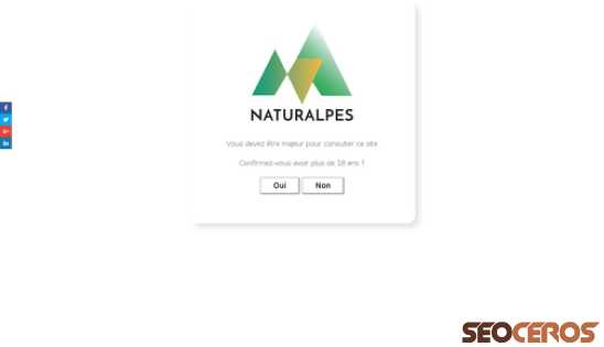 naturalpes.ch/eshop desktop förhandsvisning