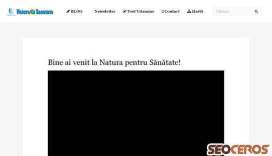 naturapentrusanatate.com desktop previzualizare