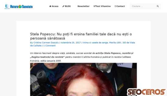 naturapentrusanatate.com/stela-popescu desktop náhled obrázku