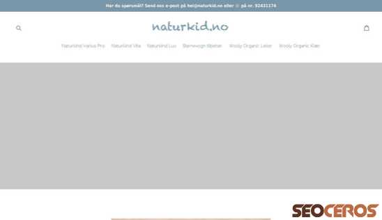 naturkid.no desktop Vista previa