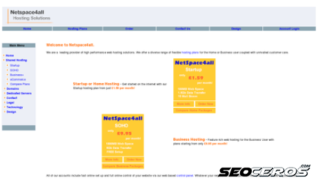 netspace4all.co.uk desktop previzualizare