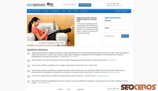 nextserver.hu desktop előnézeti kép