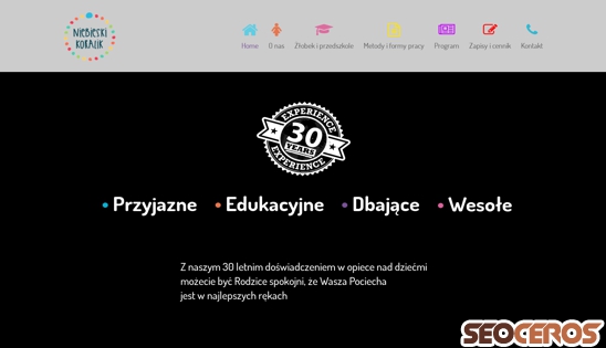 niebieskikoralik.edu.pl desktop náhľad obrázku