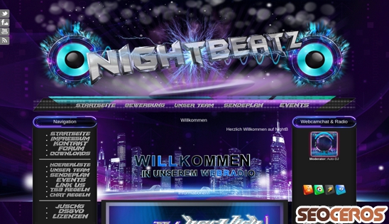 nightbeatz.de desktop förhandsvisning