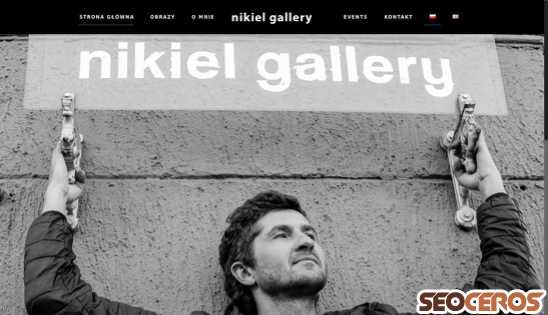 nikiel-gallery.com desktop förhandsvisning