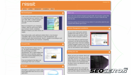 nissit.co.uk desktop prikaz slike