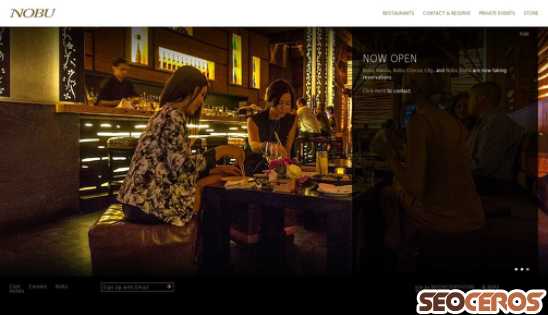 noburestaurants.com desktop náhľad obrázku